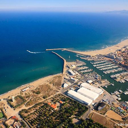 CHILL magnifique vue sur la mer et le port au coeur de la ville en première ligne Canet-en-Roussillon Esterno foto