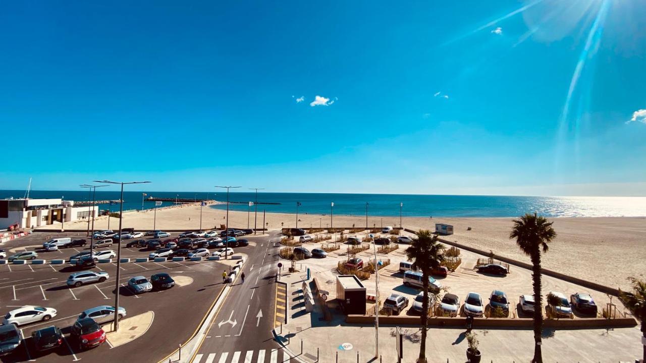 CHILL magnifique vue sur la mer et le port au coeur de la ville en première ligne Canet-en-Roussillon Esterno foto