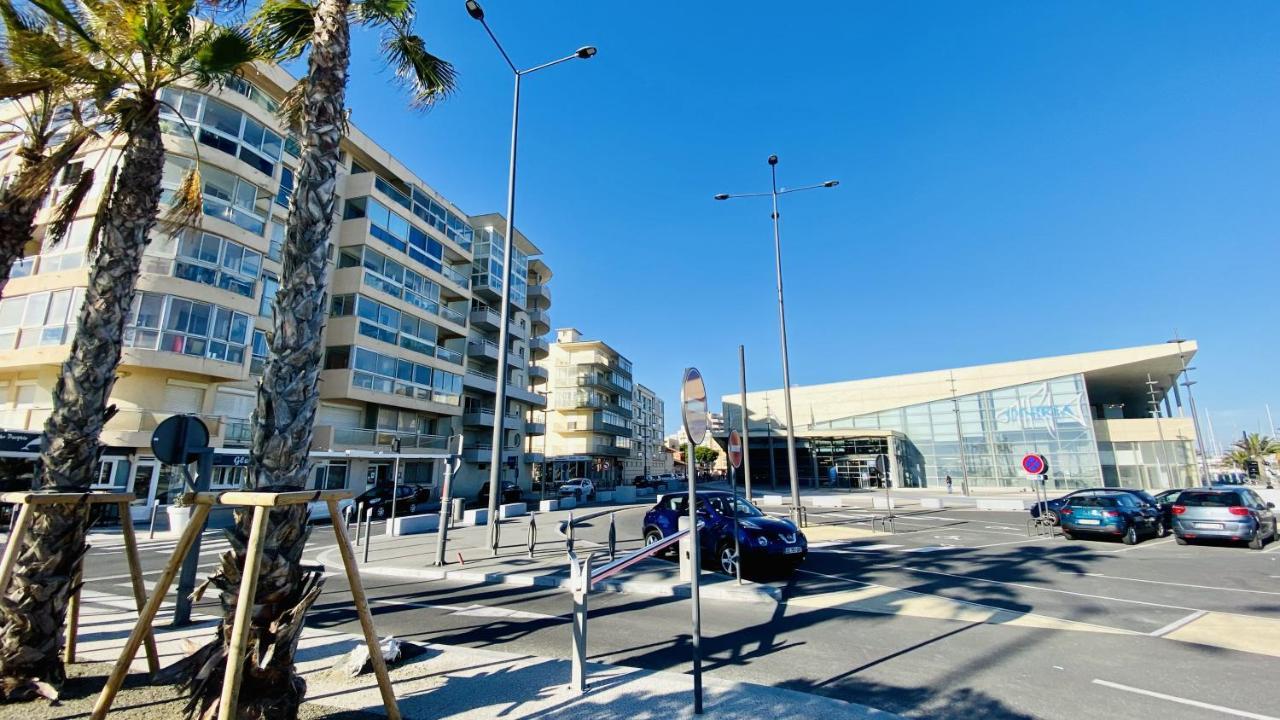 CHILL magnifique vue sur la mer et le port au coeur de la ville en première ligne Canet-en-Roussillon Esterno foto